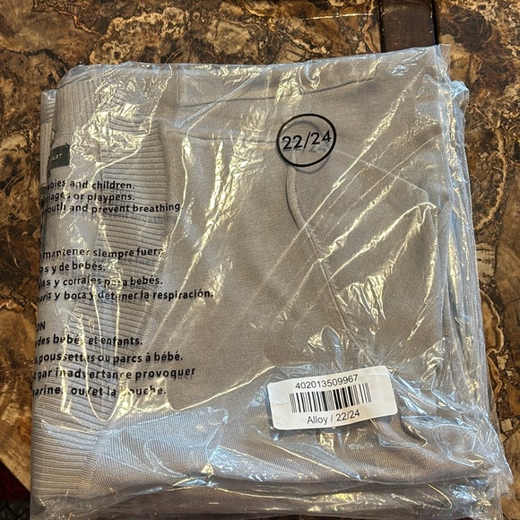 Plus ASHLEY STEWART Gray Open Front Cardigan Sweater 22/24 - Picture 5 of 5